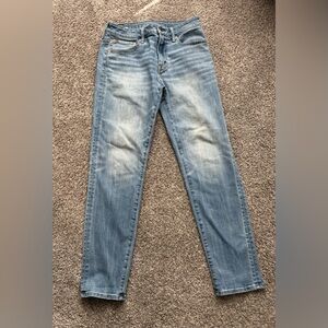 American Eagle AirFlex Temp Tech Jeans Men's 30x32 Athletic Fit Washout Whiskers